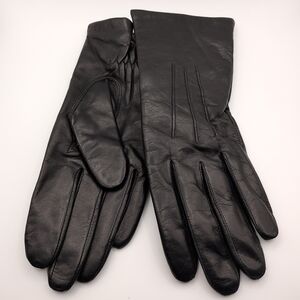 Vintage Deadstock JC Penney Leather And Cashmere Sample Gloves Size M